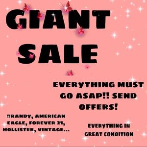 HUGE SALE!!!